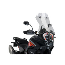 Plexi na motorku PUIG TOURING PLUS WITH VISOR 20817H dymové