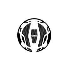 Ochranné nálepky na viečko nádrže PUIG NAKED 9361U sivá