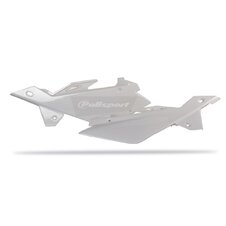 Bočné číslové tabuľky POLISPORT 8603200001 (pár) biela