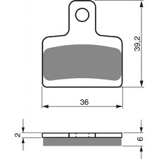 Brzdové obloženie GOLDFREN 199 K5
