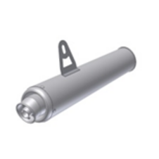 Koncovka výfuku MIVV X-CONE ACC.016.SC2 nerez Ø90 - Ø55 inlet