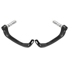 Lever guard ACCOSSATO with black eyelet and insert right + left , carbon