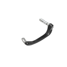 Lever guard ACCOSSATO with silver eyelet and insert left, carbon