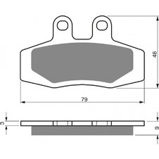 Brzdové obloženie GOLDFREN 026 K5