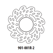 Brzdový kotúč GOLDFREN 901-001R-2 zadná 190,7 mm