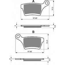 Brzdové obloženie GOLDFREN 400 AD