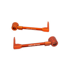 Lever guard ACCOSSATO with orange hose and joint right + left , aluminium
