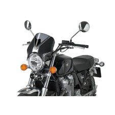 Plexi na motorku PUIG RETROVISION 7593H matná čierna dymové
