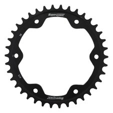 Reťazová rozeta SUPERSPROX RFE-613:38-BLK čierna 38T, 525