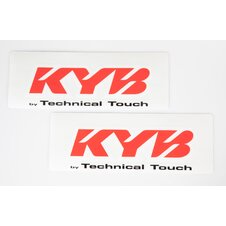 Sada nálepiek FF KYB KYB 170010000302 podľa TT červené