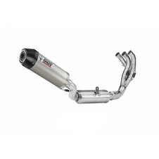 Výfuk kompletné 3x1 MIVV OVAL Y.069.L4C Titán / Karbónové viečko