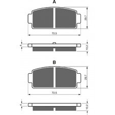 Brzdové obloženie GOLDFREN 362 S33 OFF-ROAD Zadná