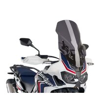 Plexi štít PUIG TOURING WITH SUPPORT + PROTECTION 9156F tmavá dymová