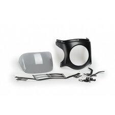 Plexi na motorku PUIG SEMI-FAIRING 9554H matná čierna dymové