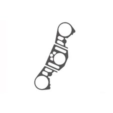 Ochranné nálepky na "okuliare" PUIG X-TREME 6235C karbónový vzhľad