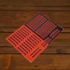 Set nálepiek A4 - Honda 7