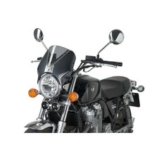 Plexi na motorku PUIG RETROVISION 7594H karbónový vzhľad dymové