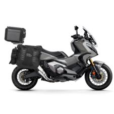 Kompletná sada sedlových brašní SHAD TERRA TR40 adventure a hliníkového kufra SHAD TERRA BLACK 55L, vrátane montážnej sady SHAD SUZUKI DL 1000 V-Strom/ DL 1050 V-Strom
