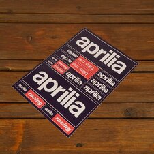 Set nálepiek A4 - Aprilia 2