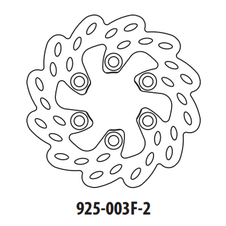 Brzdový kotúč GOLDFREN 925-003F-2 predné 180 mm