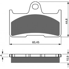Brzdové obloženie GOLDFREN 281 K5