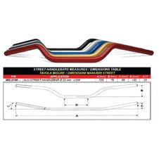 Riaditka WRP ALU-STREET nižší červená
