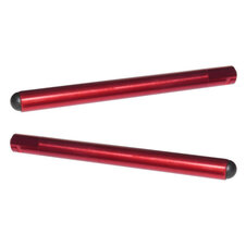 Clip-ons ACCOSSATO aluminium, 250mm with caps, Red