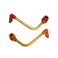 Lever guard ACCOSSATO with gold hose and joint right + left , aluminium