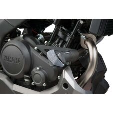 Posuvníky rámu PUIG R12 7723N čierny s šedou gumou