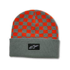 Alpinestars - čiapka CHECKERED CUFF BEANIE / green-orange