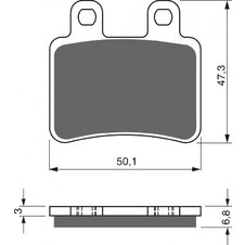 Brzdové obloženie GOLDFREN 211 S33 STREET FRONT