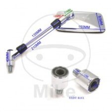 Zpätné zrkadlo JMT ZR 1709 chróm pravý