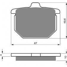 Brzdové obloženie GOLDFREN 079 S3