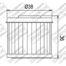 Olejový filter CHAMPION COF016 100609525
