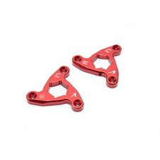 Hviezdicové ovládanie predpätia  pružín vidlice 4RACING GFS17 červená