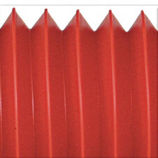 Pair of gaiters ARIETE 07995-R červené diam.38/58 L=410