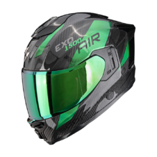 Scorpion prilba EXO-1500 CARBON AIR - Platted / Black-Green