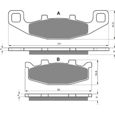 Brzdové obloženie GOLDFREN 013 S3