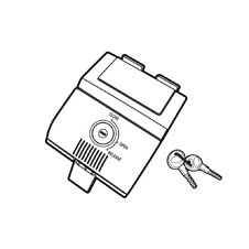Uzamykací mechanizmus SHAD D1B49MAR pre SH49