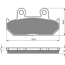 Brzdové obloženie GOLDFREN 024 S3