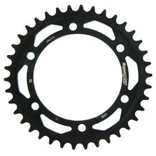 Reťazová rozeta SUPERSPROX RFE-498:38-BLK čierna 38T, 525