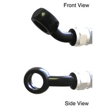 Banjo Venhill POWERHOSEPLUS 3/60087/BLACK 45° čierna