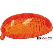 Sklo smerovky - ľavé predné RMS 246470060 oranžová Homologácia