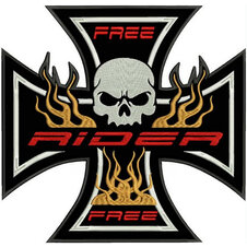 Nášivka Free Rider orange