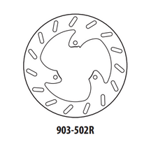 Brzdový kotúč GOLDFREN 903-502R zadná 230 mm