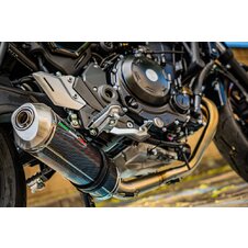 Výfuk kompletný GPR SATINOX E5.CO.K.161.2.CAT.SAPO Inox Carbon look including removable db killer and catalyst