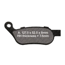 Brzdové obloženie EBC FA458HH