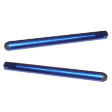 Clip-ons ACCOSSATO aluminium, 280mm with caps, Blue