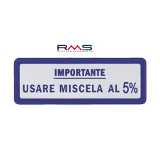 Štítok RMS 142720490 veľký "Miscela 5%" (10 ks)