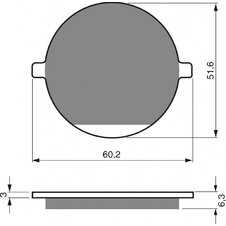 Brzdové obloženie GOLDFREN 097 AD  OFF-ROAD FRONT